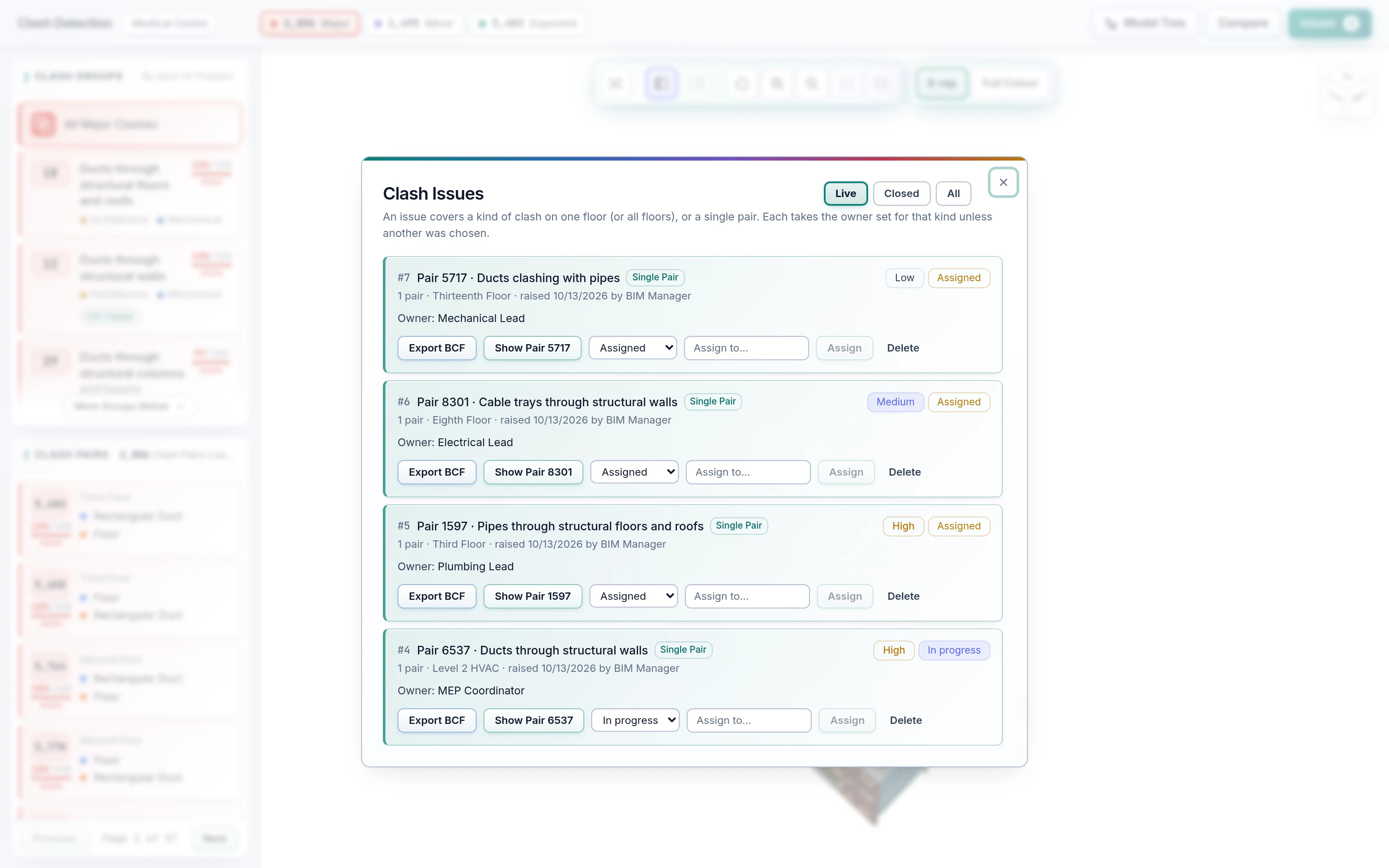 SpaceDesignX Issues screen